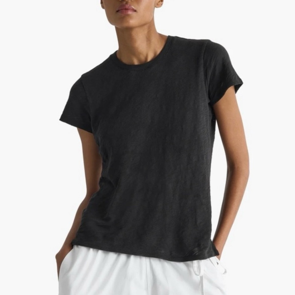ATM black slub tee shirt